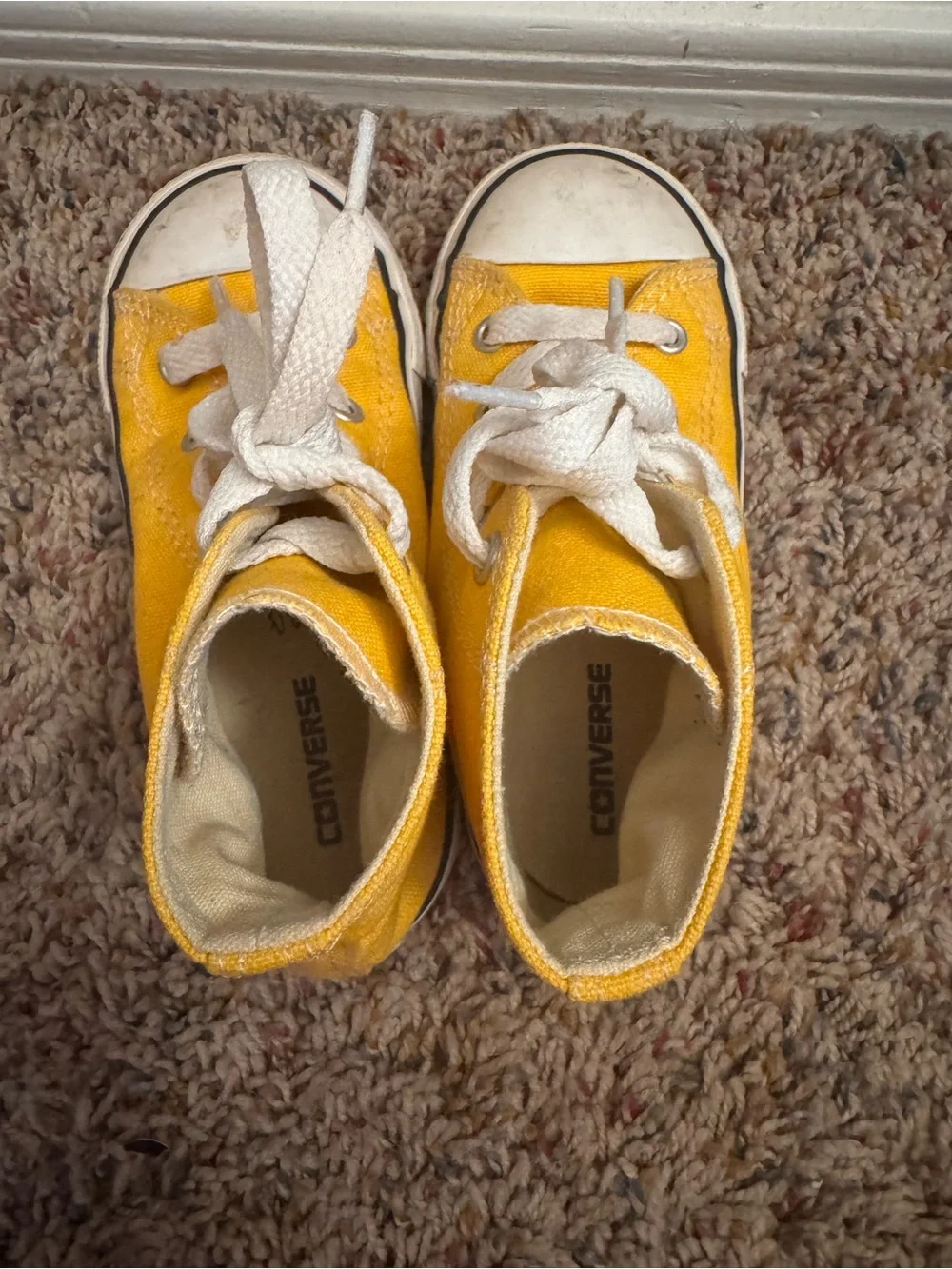 Converse Toddler High-Top Sneakers in Yellow